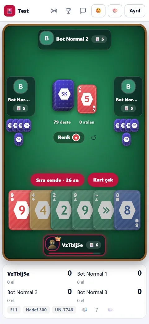 Son Kart telefonda