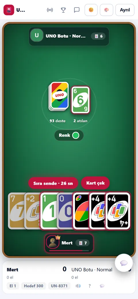 UNO telefonda
